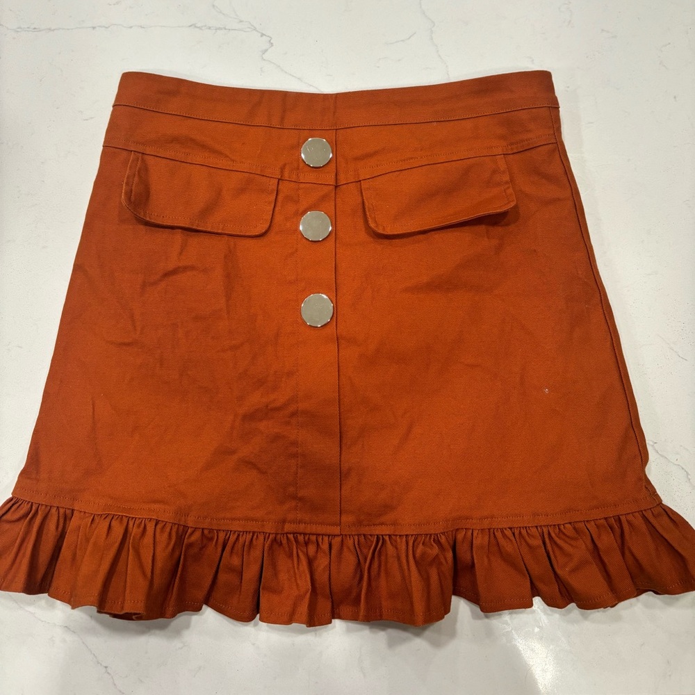 Rust colored skort